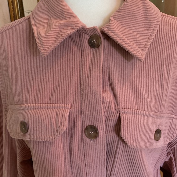 AVEC LES FILLES
RELAXED CORDUROY SHACKET size Large - Picture 2 of 11